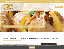 Tablet Screenshot of kartoffelwochen.de